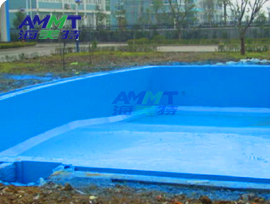 水上樂園游泳池聚脲防水項目